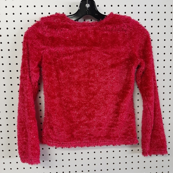 * Girls Fuzzy Sweater - Picture 2 of 3